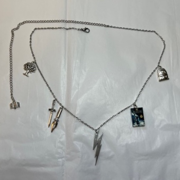 Percy Jackson The Lightning Thief by Rick Riordan Handmade Literature Necklace - Picture 12 of 16